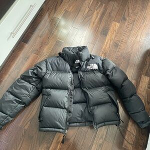 The North Face Charcoal Puffer Jacket